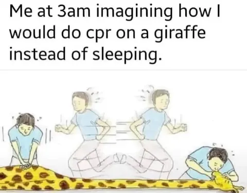 Imagining CPR on a Giraffe