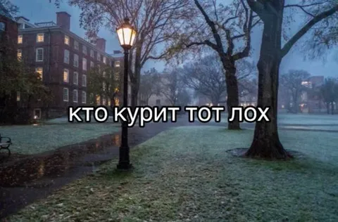 Кто курит, тот лох