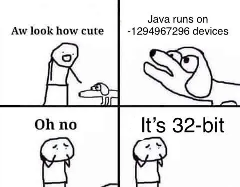 Java Runs on 32-Bit Devices