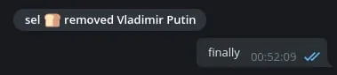 Finally, Vladimir Putin Removed
