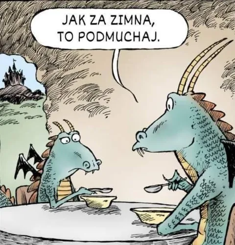 Jak za zimna, to podmuchaj