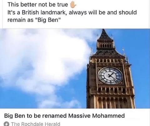 Big Ben Renamed Massive Mohammed