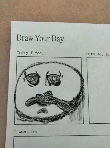 Sad Draw Your Day Face