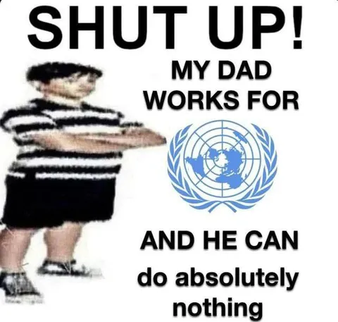 Shut Up, My Dad Works for the UN
