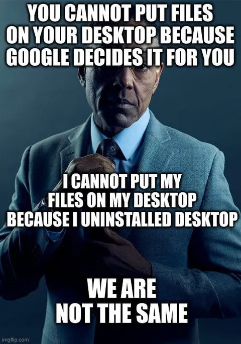 We Are Not the Same Desktop