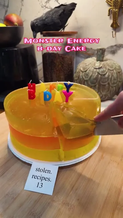 Monster Energy Birthday Cake