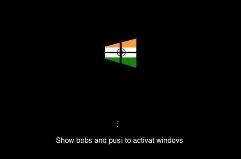 Show Bobs and Pusi to Activate Windows