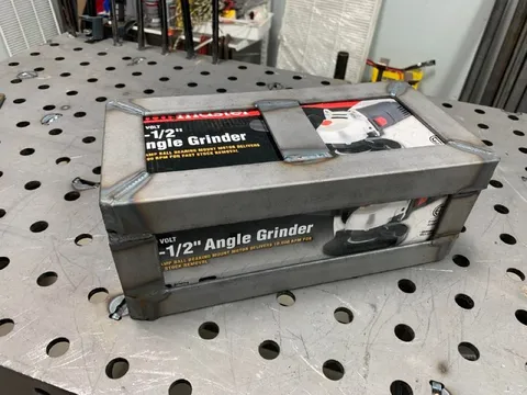 Angle Grinder in a Metal Case