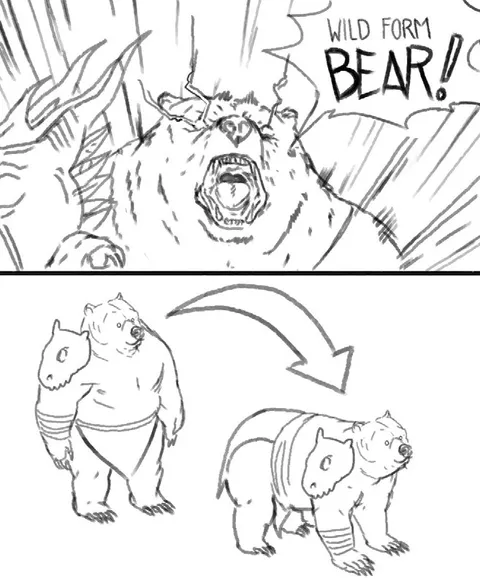 Wild Form Bear Transformation