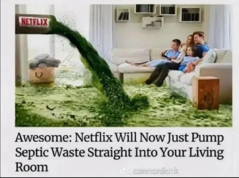 Netflix Septic Waste Living Room