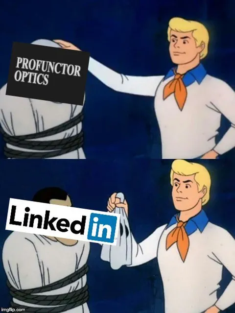 Fred Replaces Profunctor Optics with LinkedIn