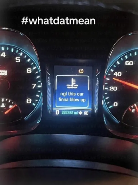 Car Warning Means It Will Explode