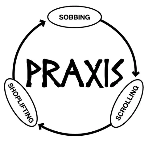 Praxis of Sobing and Shoplifting