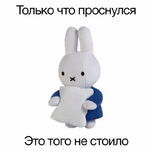 Только что проснулся и уже устал