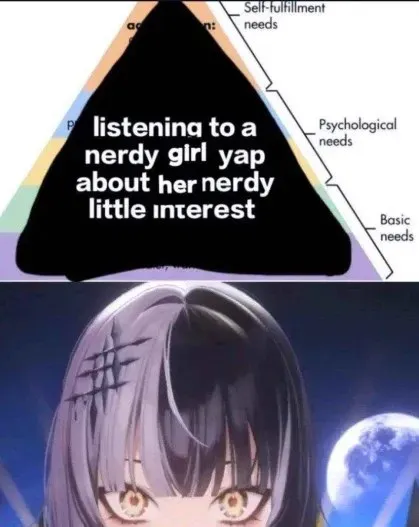 Listening to a Nerdy Girl Yap