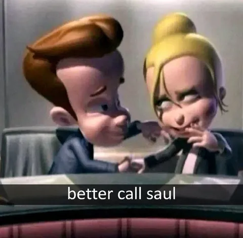 Better Call Saul Cartoon Couple