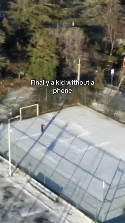 Finally a Kid Without a Phone