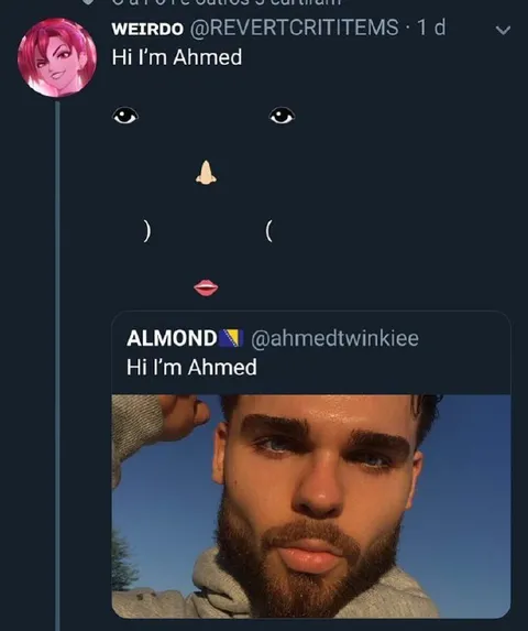 Hi I'm Ahmed Face Reveal