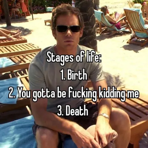 Stages of Life Reaction Meme