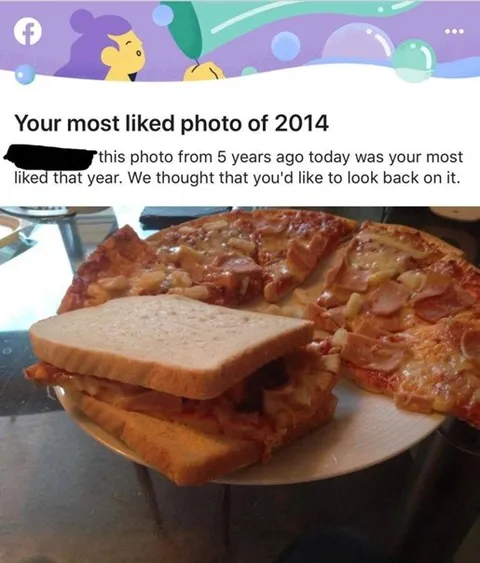 Most Liked Pizza Sandwich Photo
