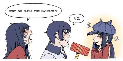Now Go Save the World