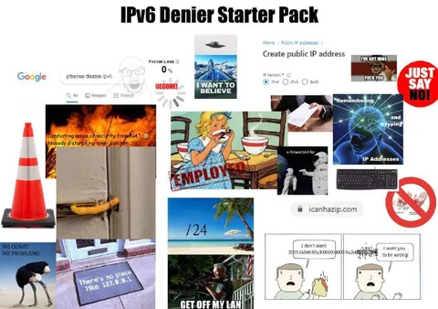 IPv6 Denier Starter Pack