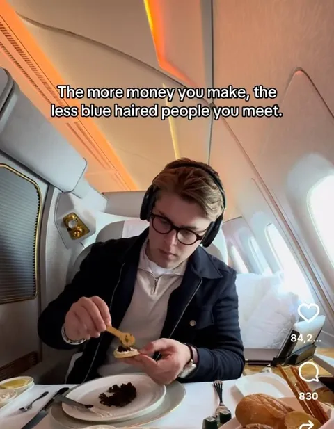 Wealth Means Fewer Blue-Haired People