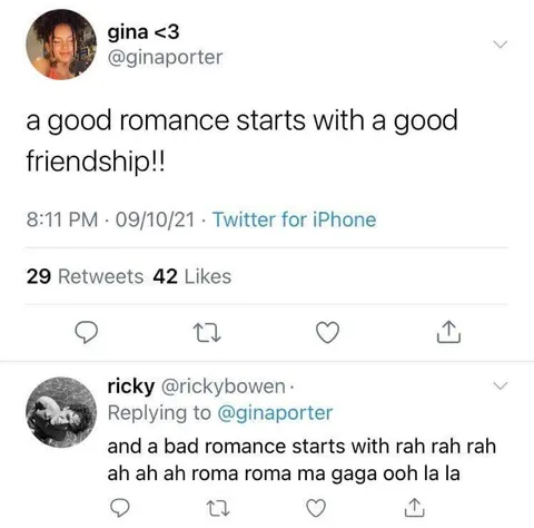 Good Romance Bad Romance
