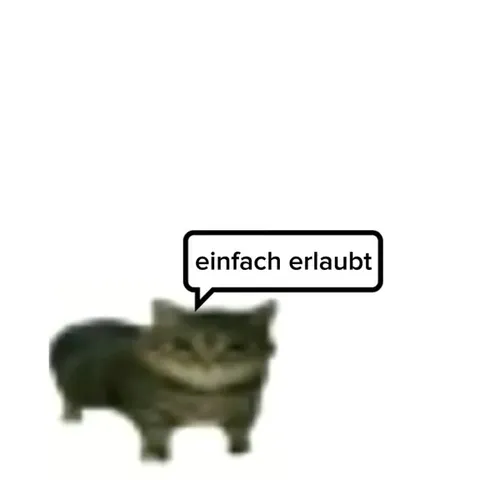 Katze darf Cola trinken