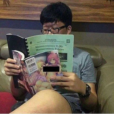 Studying Macroeconomics with Manga