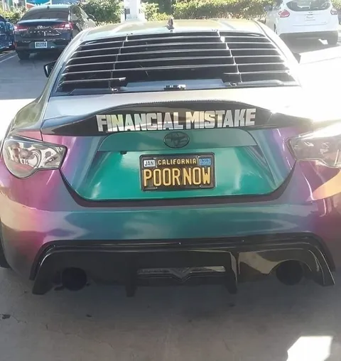 Financial Mistake Poor Now