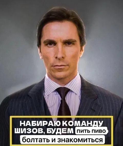 Набираю команду шизов