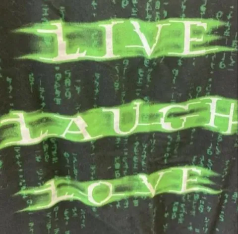 Glitchy Live Laugh Love