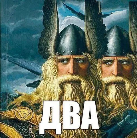 Два суровых викинга