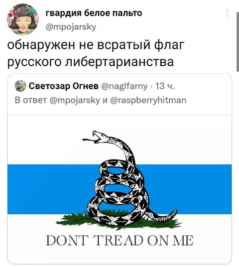 Флаг русского либертарианства