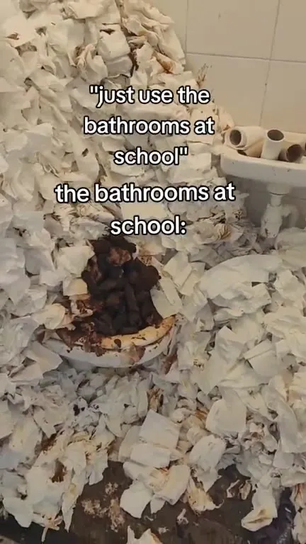 School Bathroom Disaster
