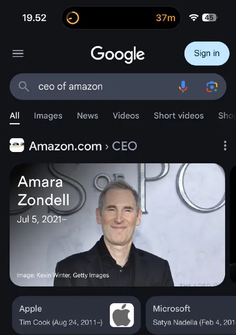 Google Names Amazon CEO