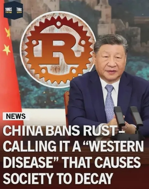China Bans Rust