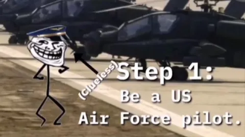 Step 1 Air Force pilot