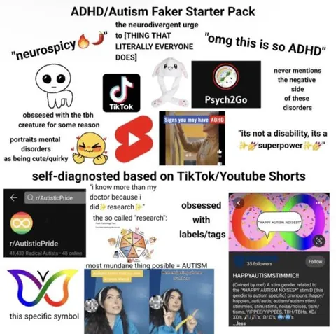 ADHD Autism Faker Starter Pack