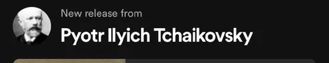 Tchaikovsky New Release