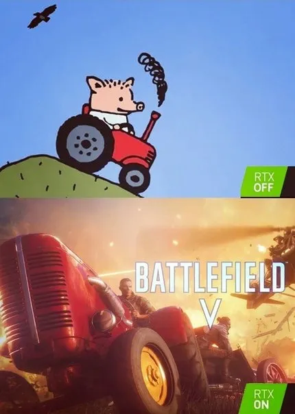 RTX Off vs Battlefield V RTX On