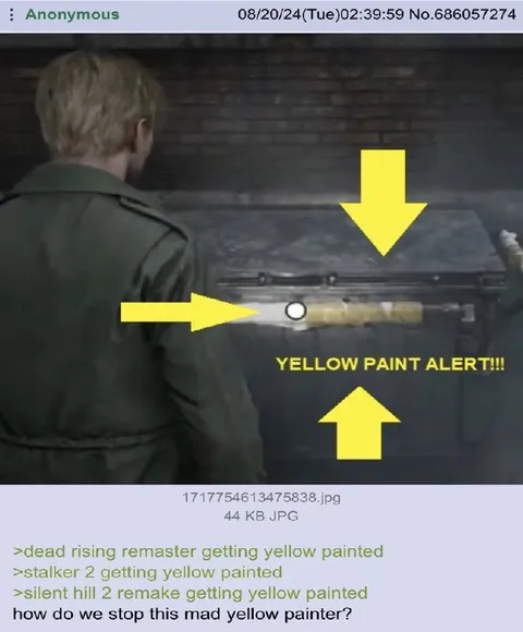 The Mad Yellow Painter