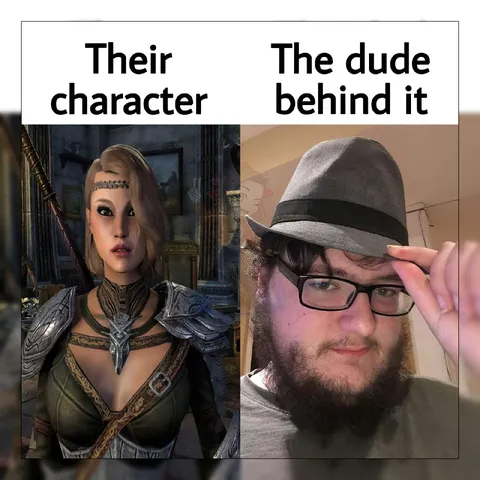 Their Character vs The Dude Behind It