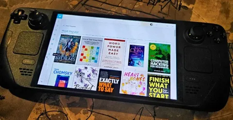 Z-Library on a Steam Deck