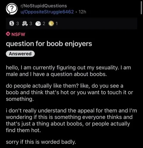 Question for boob enjoyers