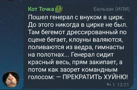 Генерал в цирке