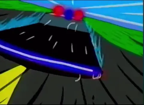 Police Chase Ends in Alien Explosion