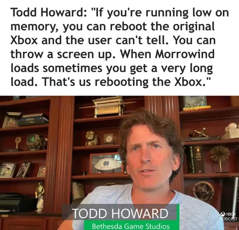 Todd Howard Reboots the Original Xbox