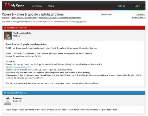 Opera 4chan Captcha Problem